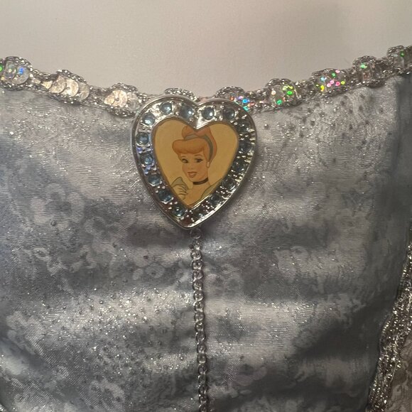 DISNEY Authentic Cinderella Deluxe Costume Dress, Crown & Scepter (Girls Med) - Picture 3 of 16